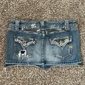 Miss Me Jean Skirt